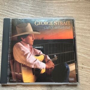 George Strait Chill of an Early Fall CD — Yellow & Blue Artwork